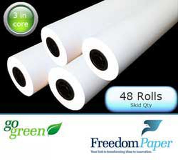 22 in. x 500 ft. Eco-Friendly 20 lb. Recycled Laser Bond (433) (44 Rolls)