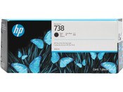 HP 738 300 Mil Black DesignJet Ink Cartridge