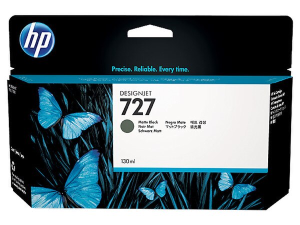 HP 727 Designjet Matte Black Ink Cartridge (130 ml) B3P22A