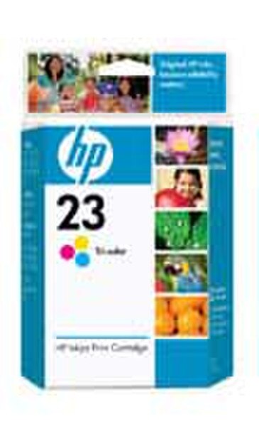 HP 23 Tri-Color Inkjet Cartridge (30 ml)