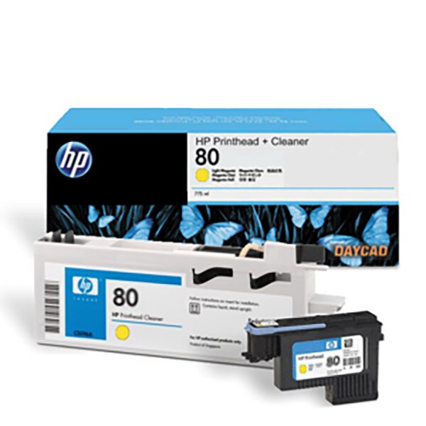HP 80 Yellow Printhead/Printhead Cleaner
