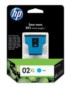 HP 02xL Ink Cartridge Cyan
