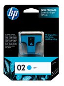 HP 02 Cyan Ink Cartridge