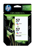HP 57 Tri-Color Ink Cartridge 2 Pack