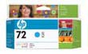 HP 72 Cyan Ink Cartridge 130 ml