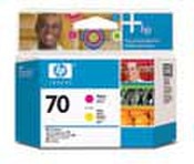 HP 70 Magenta and Yellow Printhead