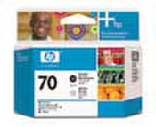 HP 70 Photo Black and Light Gray Printhead