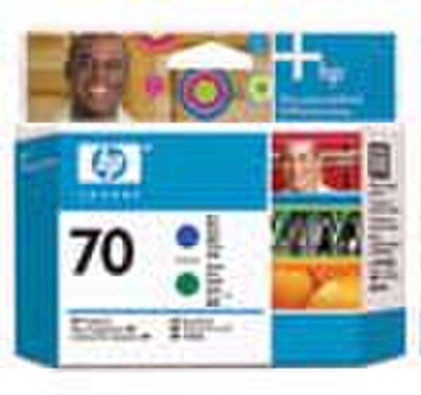 HP 70 Blue and Green Printhead (HP Designjet Z3200/Z3100 only)