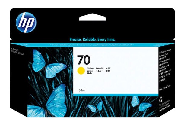 HP 70 Yellow Ink Cartridge