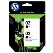 HP 02 Black Ink 2 Pack