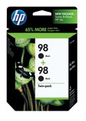 HP 98 Black Ink Cartridge 2 Pack