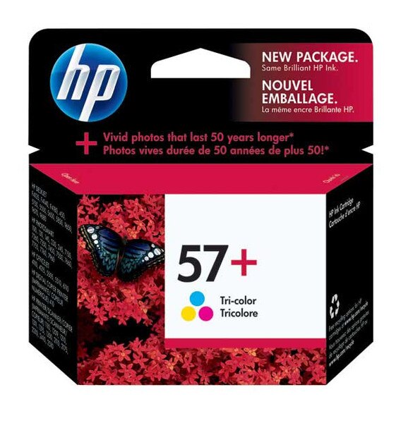 HP 57+ Tri-Color Ink Cartridge