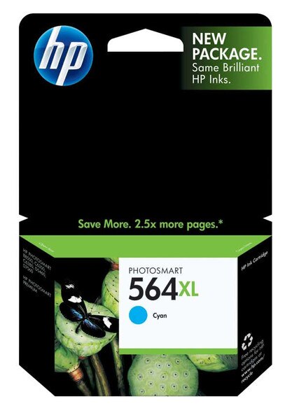 HP 564xL Cyan Ink Cartridge