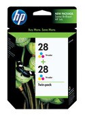 HP 28 Tri-Color Ink 2 Pack
