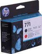 HP 771 Matte Black/Chromatic Red Designjet Printhead