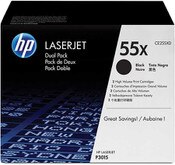 HP LJ CE255X Black Cartridge 2 Pack