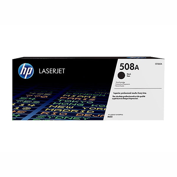 新品未開封　HP 508A CF360A CF360A HP 508A Black Laserjet Toner Cartridge