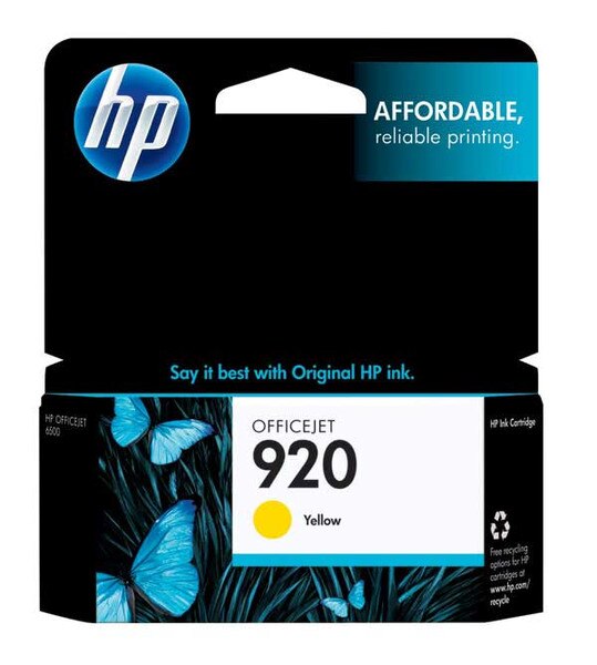 HP 920 Ink Cartridge Yellow