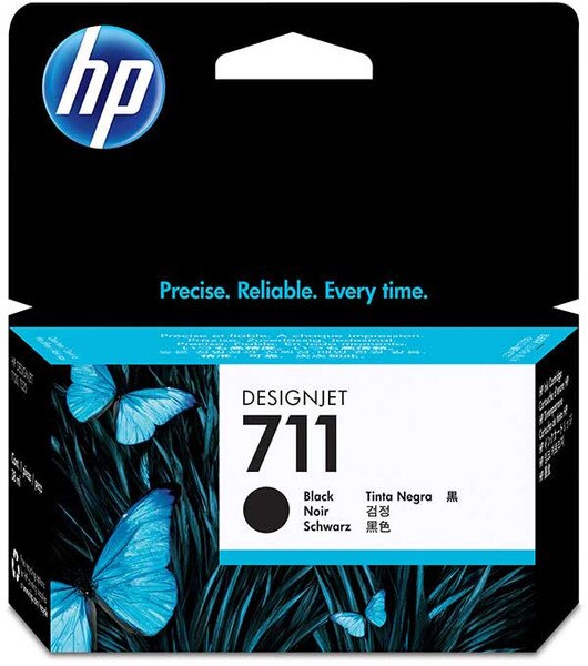 HP 711 Black Dye Ink Cartridge (38 ml)