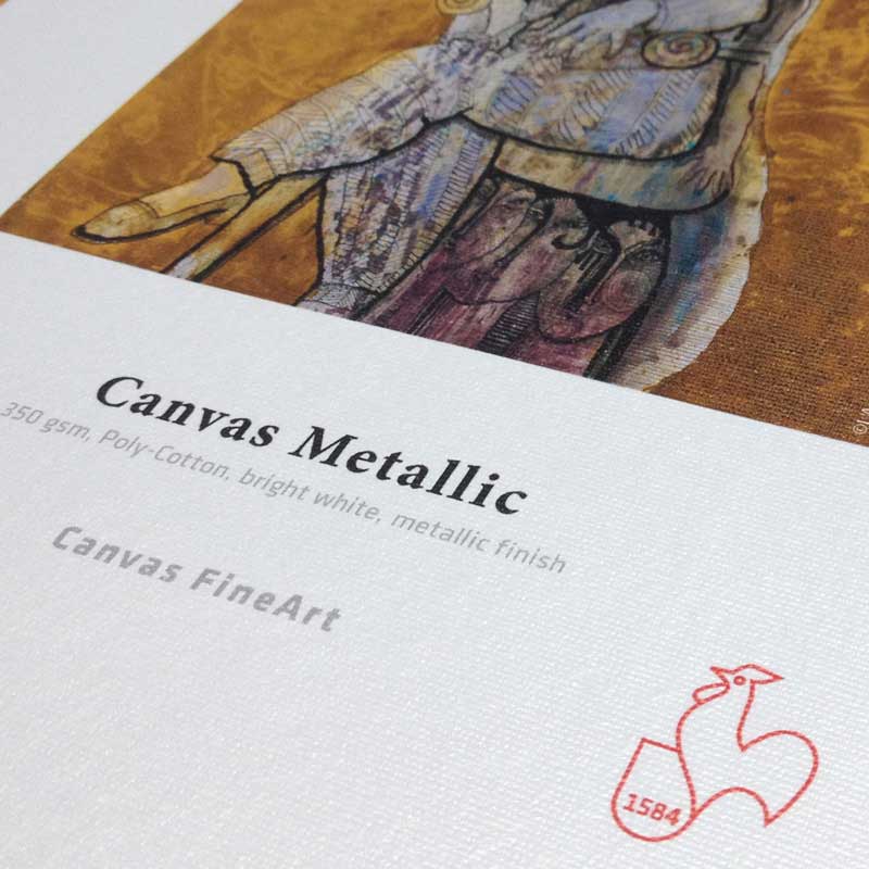 Hahnemuhle Canvas Metallic Metallic Art Paper 350gsm
