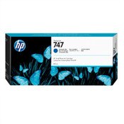 HP 747 300-ML Chrmtc Blue Ink Crtrg