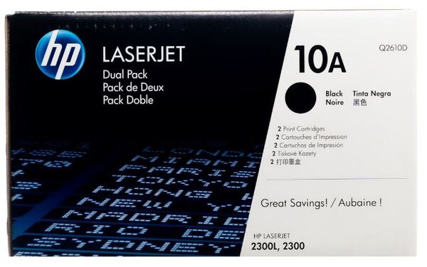 HP 10A LJ Toner Cartridge 2 Pack