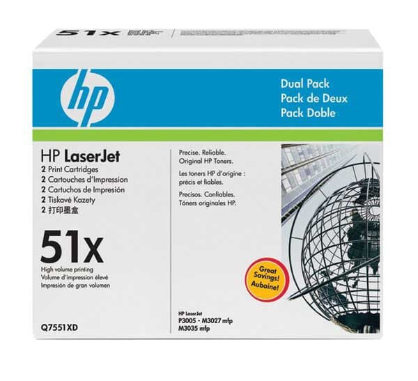 HP 51x LJ Print Cartridge 2 Pack