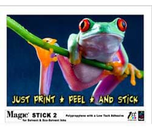 Magic Stick 2 Repositionable Polypropylene 7 mil