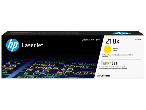 HP 218X High Yield Yellow Original LaserJet Toner